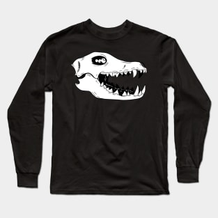 Black and white skull Long Sleeve T-Shirt